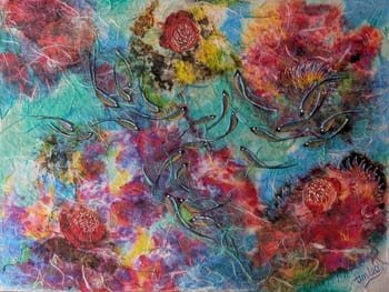 'Anemone Rock Pool' Original