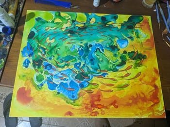 'Swirling Seas' Original