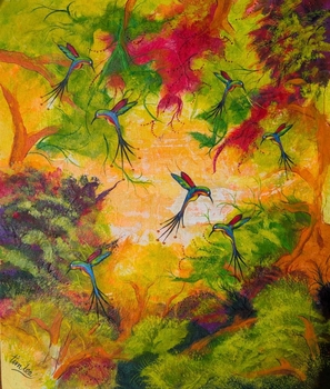 'Birds of Paradise' Original